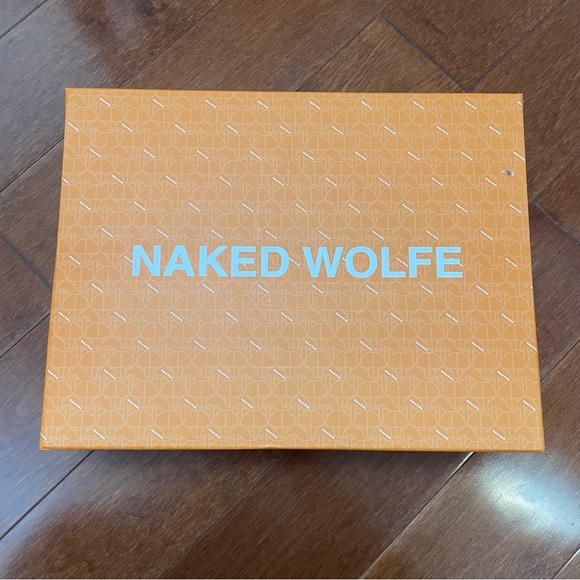 naked wolfe impact pu mid calf black stretch boots nwt - Picture 5 of 13